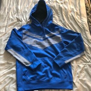 Nike Blue and Gray Sweatshirts & Hoodies